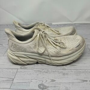 Hoka Clifton 8 Mens Running Shoes Comfort Walking Athletic Sneakers‎ White
